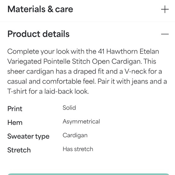 41 Hawthorn Black Pointelle Stitch Cardigan - Picture 2 of 3